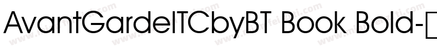 AvantGardeITCbyBT Book Bold字体转换
